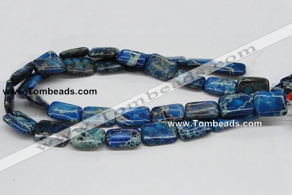 CDI56 16 inches 18*25mm rectangle dyed imperial jasper beads wholesale