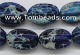 CDI61 16 inches 16*23mm star fruit shaped dyed imperial jasper beads