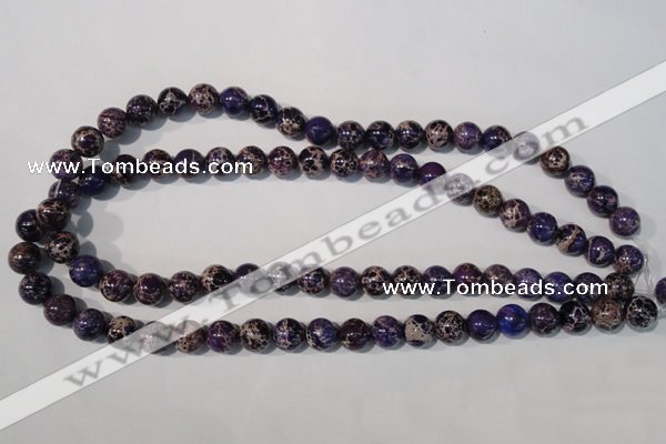 CDI696 15.5 inches 10mm round dyed imperial jasper beads