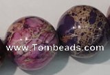 CDI699 15.5 inches 24mm round dyed imperial jasper beads