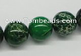 CDI71 16 inches 16mm round dyed imperial jasper beads wholesale