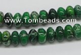 CDI72 16 inches 6*10mm rondelle dyed imperial jasper beads wholesale