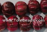 CDI767 15.5 inches 15*18mm pumpkin dyed imperial jasper beads