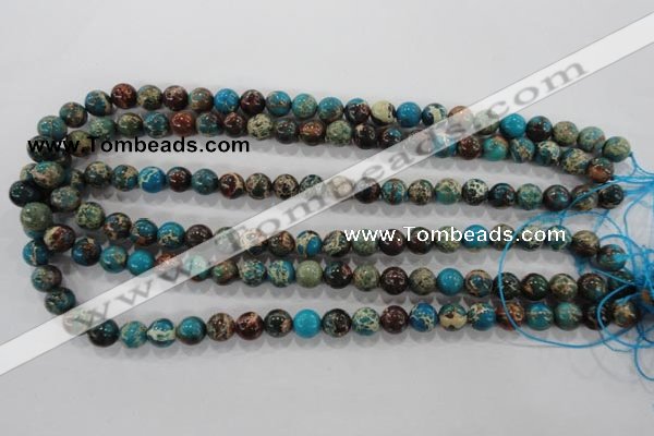 CDI802 15.5 inches 8mm round dyed imperial jasper beads wholesale