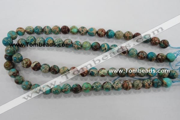 CDI804 15.5 inches 11mm round dyed imperial jasper beads wholesale