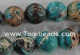 CDI806 15.5 inches 14mm round dyed imperial jasper beads wholesale