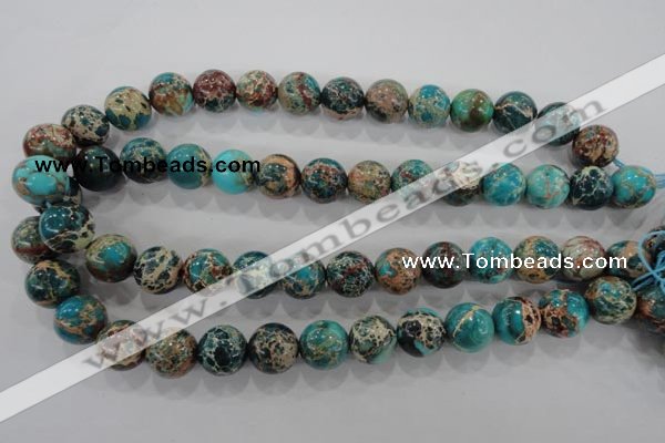 CDI806 15.5 inches 14mm round dyed imperial jasper beads wholesale