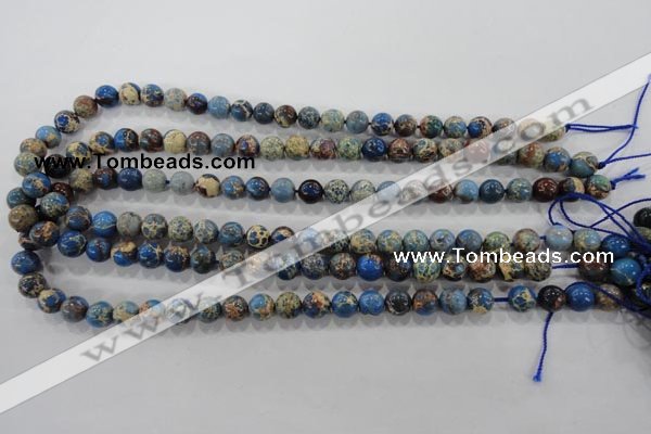 CDI813 15.5 inches 8mm round dyed imperial jasper beads wholesale