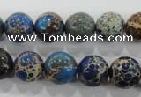 CDI814 15.5 inches 10mm round dyed imperial jasper beads wholesale