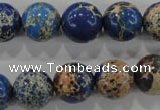 CDI816 15.5 inches 14mm round dyed imperial jasper beads wholesale