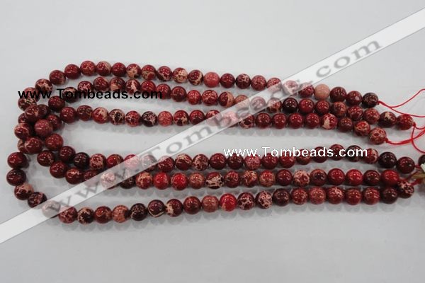 CDI821 15.5 inches 6mm round dyed imperial jasper beads wholesale