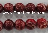 CDI824 15.5 inches 12mm round dyed imperial jasper beads wholesale