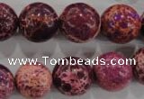 CDI836 15.5 inches 15mm round dyed imperial jasper beads wholesale