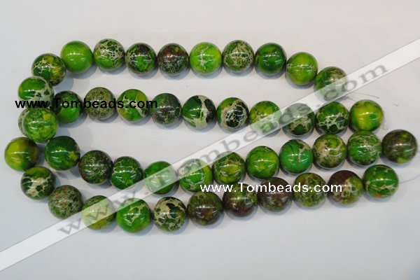 CDI84 16 inches 18mm round dyed imperial jasper beads wholesale