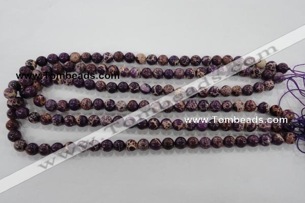 CDI842 15.5 inches 8mm round dyed imperial jasper beads wholesale