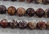 CDI843 15.5 inches 10mm round dyed imperial jasper beads wholesale