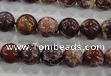 CDI843 15.5 inches 10mm round dyed imperial jasper beads wholesale