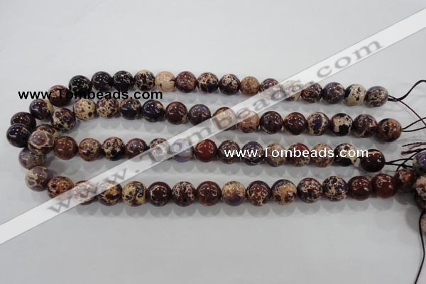 CDI843 15.5 inches 10mm round dyed imperial jasper beads wholesale