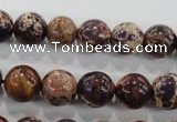 CDI844 15.5 inches 12mm round dyed imperial jasper beads wholesale