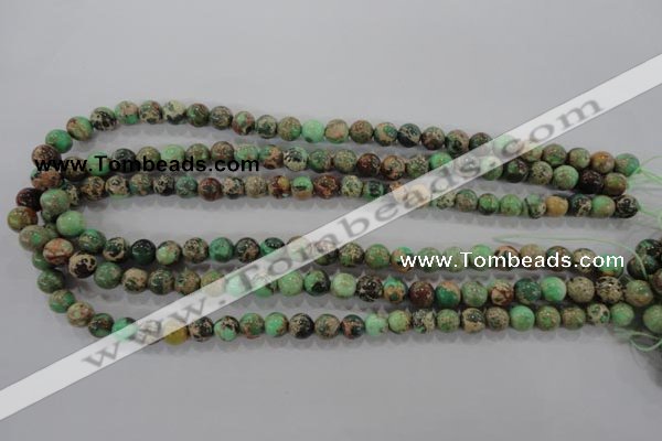 CDI851 15.5 inches 6mm round dyed imperial jasper beads wholesale