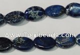 CDI913 15.5 inches 10*14mm oval dyed imperial jasper beads