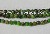 CDI920 15.5 inches 4mm round dyed imperial jasper beads