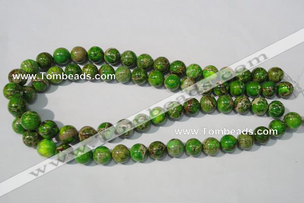 CDI922 15.5 inches 12mm round dyed imperial jasper beads