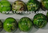 CDI923 15.5 inches 16mm round dyed imperial jasper beads