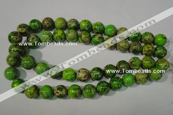 CDI923 15.5 inches 16mm round dyed imperial jasper beads