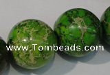 CDI925 15.5 inches 24mm round dyed imperial jasper beads