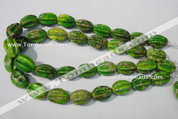 CDI930 15.5 inches 15*23mm star fruit shaped dyed imperial jasper beads