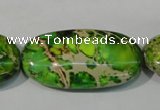 CDI942 15.5 inches 30*40mm oval dyed imperial jasper beads