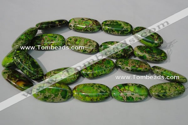 CDI942 15.5 inches 30*40mm oval dyed imperial jasper beads