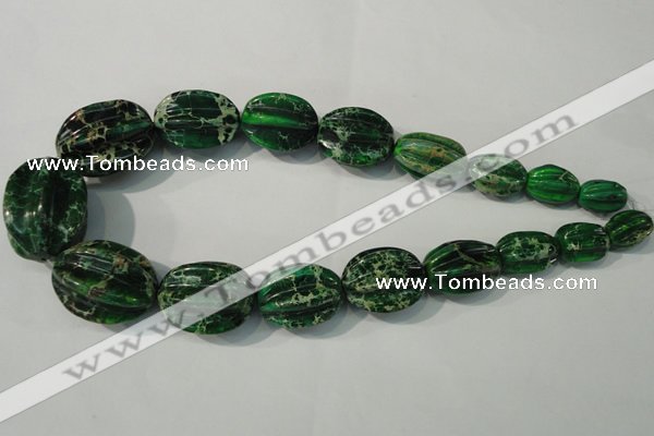 CDI967 10*15mm - 24*33mm star fruit shaped dyed imperial jasper beads