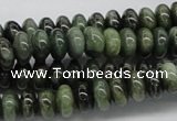 CDJ03 15.5 inches 5*10mm rondelle Canadian jade beads wholesale