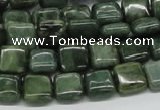 CDJ04 15.5 inches 10*10mm square Canadian jade beads wholesale