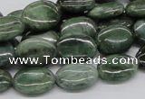 CDJ08 15.5 inches 12*16mm oval Canadian jade beads wholesale