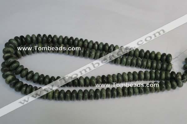 CDJ12 15.5 inches 6*12mm rondelle Canadian jade beads wholesale