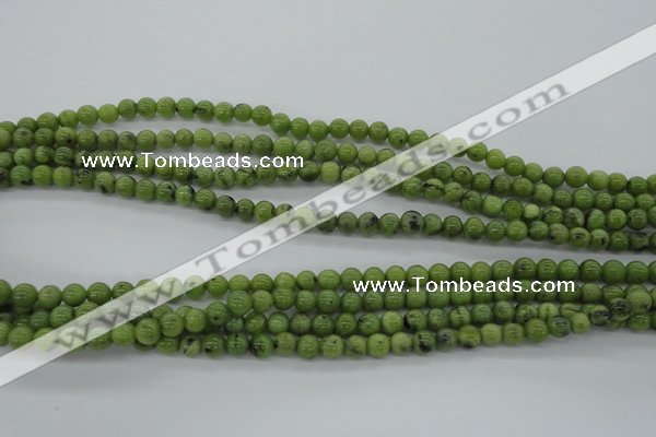 CDJ138 15.5 inches 5mm round Canadian jade beads wholesale