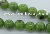 CDJ141 15.5 inches 8mm round Canadian jade beads wholesale