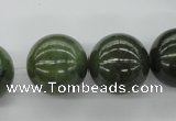 CDJ143 15.5 inches 18mm round Canadian jade beads wholesale