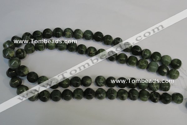 CDJ20 15.5 inches 12mm pumpkin Canadian jade beads wholesale