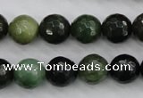 CDJ264 15.5 inches 12mm faceted round Canadian jade beads wholesale