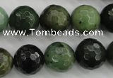 CDJ266 15.5 inches 16mm faceted round Canadian jade beads wholesale