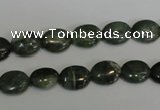 CDJ27 15.5 inches 8*10mm oval Canadian jade beads wholesale