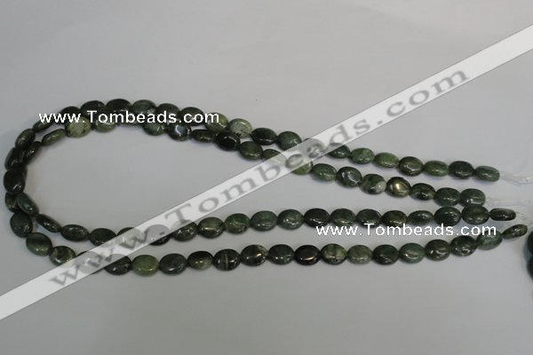 CDJ27 15.5 inches 8*10mm oval Canadian jade beads wholesale