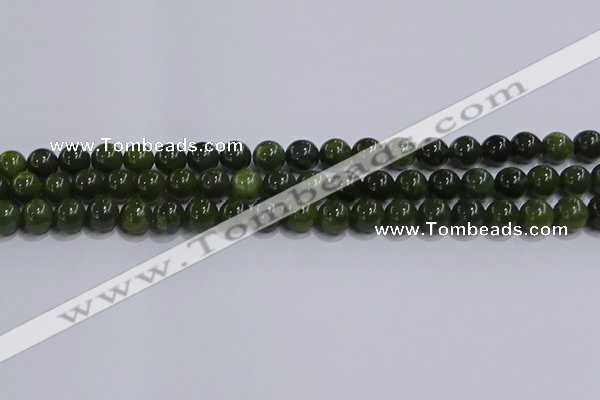 CDJ272 15.5 inches 8mm round Canadian jade beads wholesale