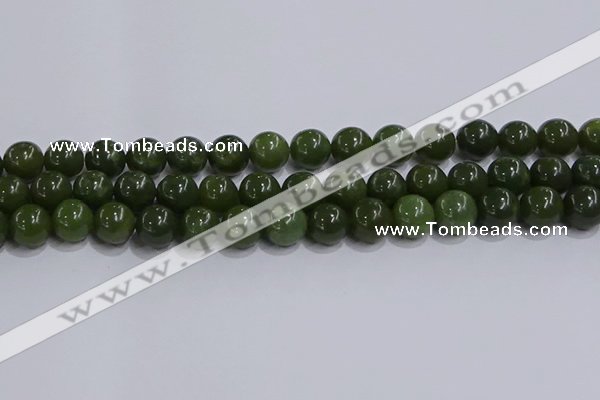 CDJ274 15.5 inches 12mm round Canadian jade beads wholesale