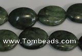 CDJ28 15.5 inches 15*20mm oval Canadian jade beads wholesale