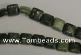 CDJ29 15.5 inches 8*8mm square Canadian jade beads wholesale